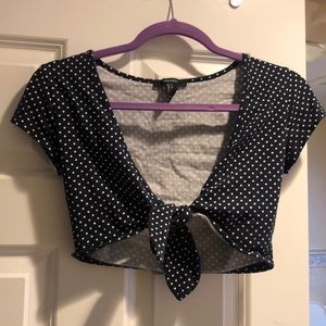 Tie up crop top